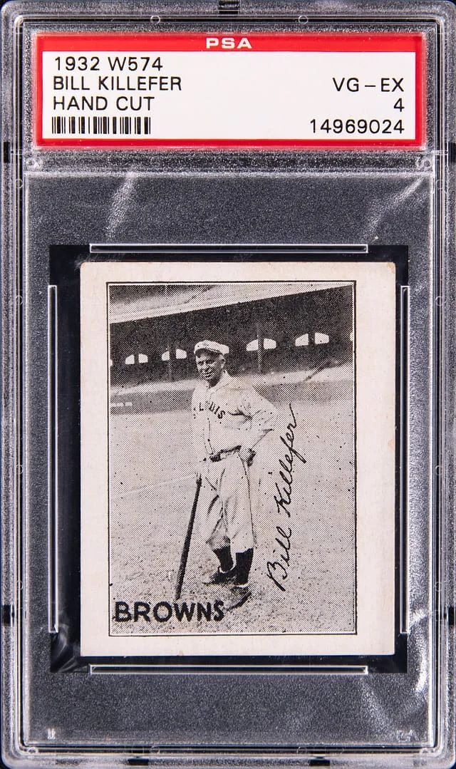 1932 W574 Hand Cut Bill Killefer #NNO card image