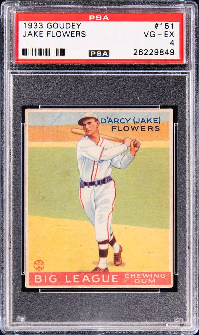 1933-34 Goudey Jake Flowers #151 card image