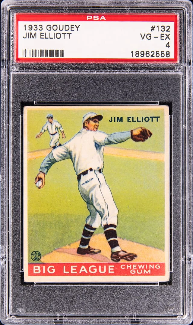 1933-34 Goudey Jim Elliot #132 card image