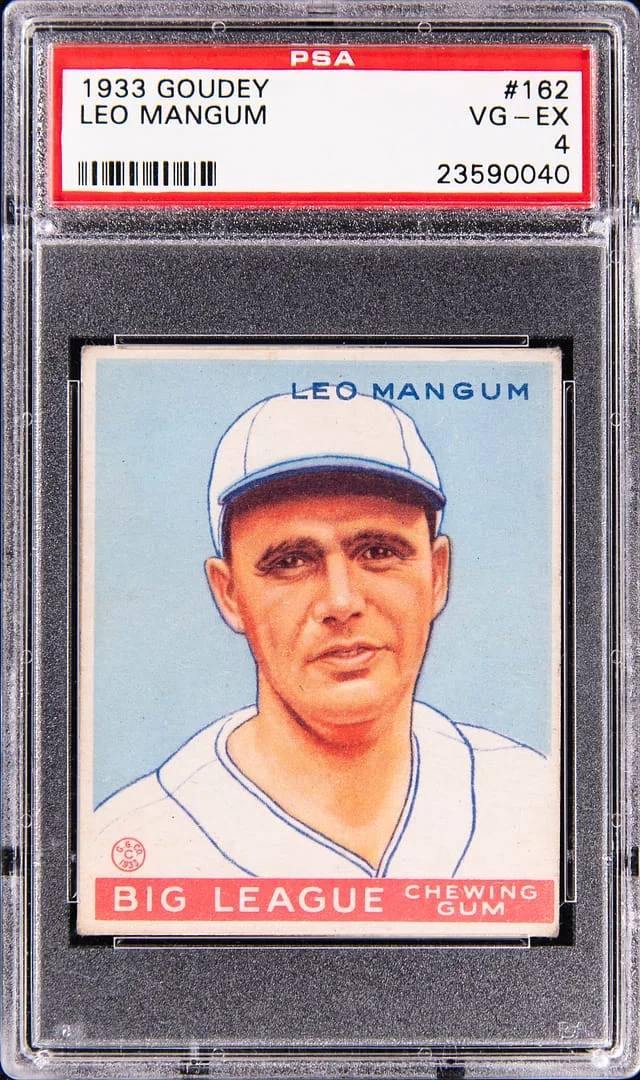 1933-34 Goudey Leo Mangum #162 card image