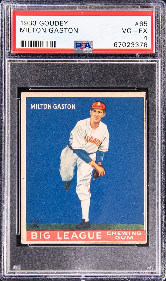 1933-34 Goudey Milton Gaston #65 card image