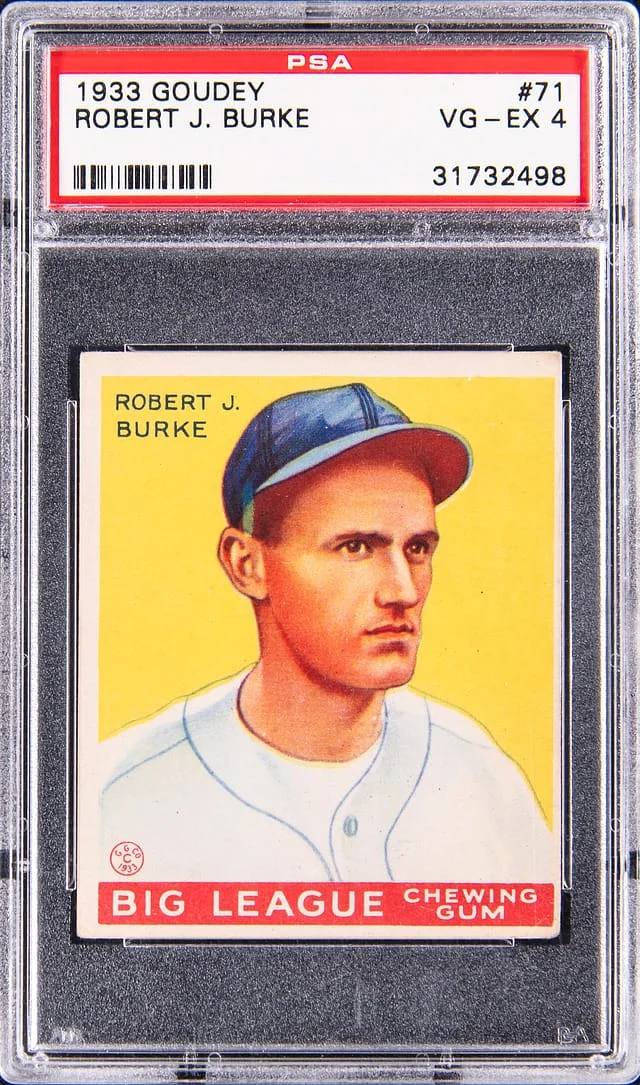 1933-34 Goudey Robert J. Burke #71 card image