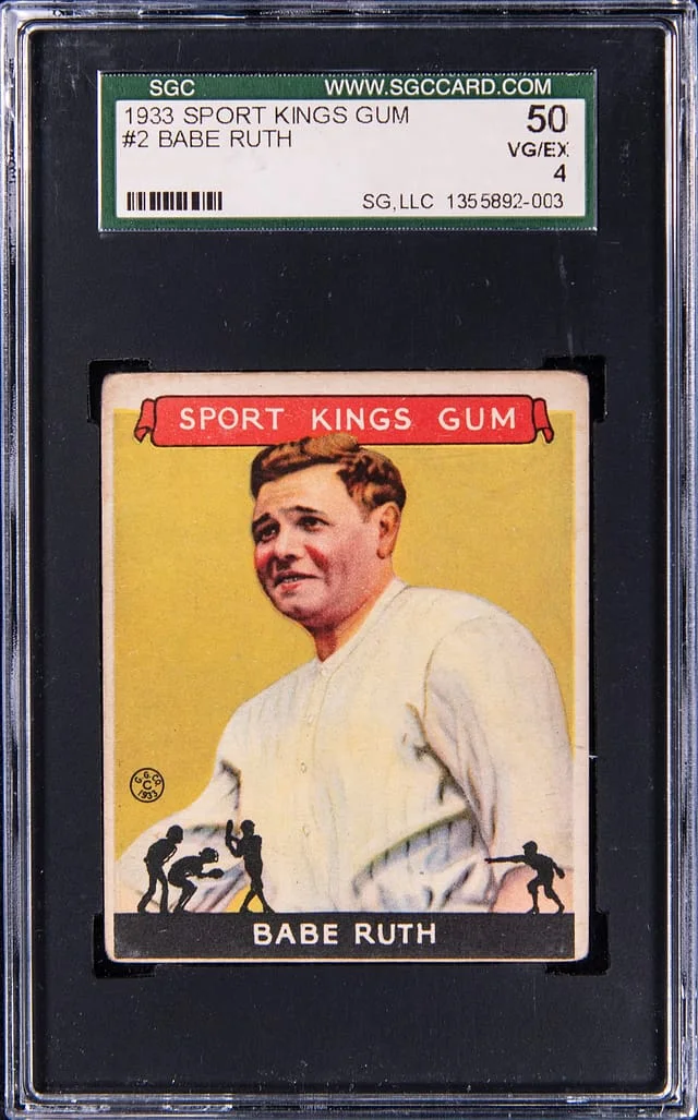 1933 Goudey Babe Ruth Sport Kings #2 card image
