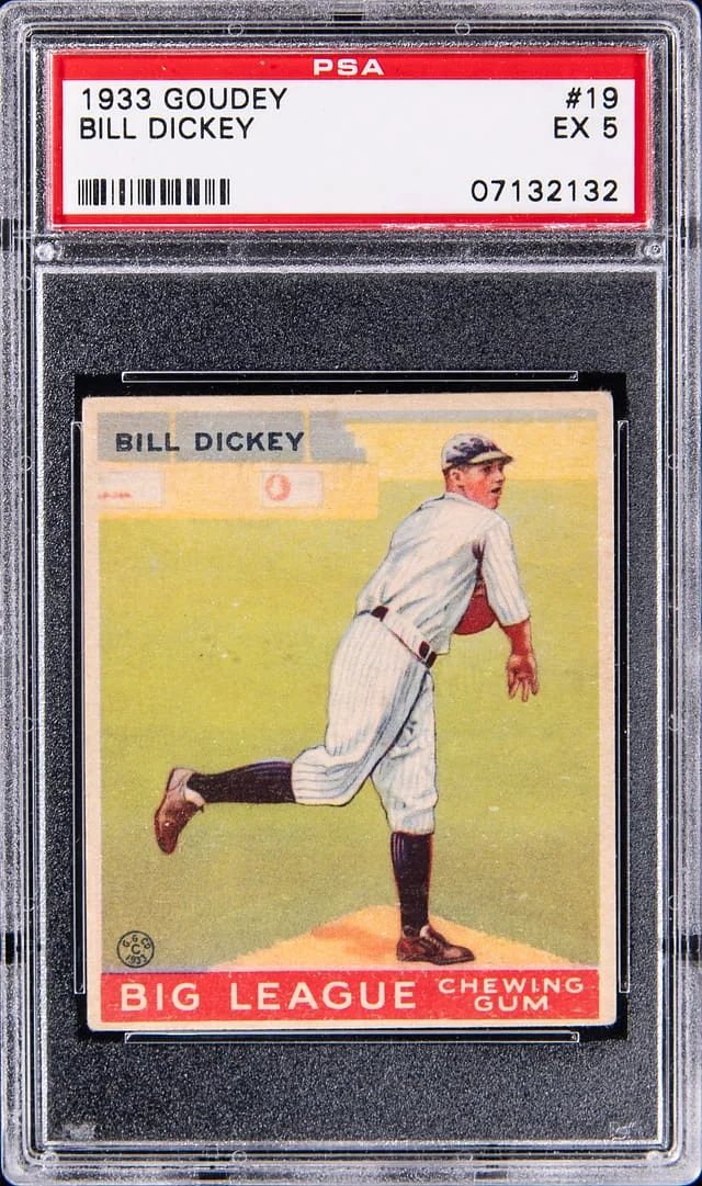 1933 Goudey Bill Dickey #19 card image