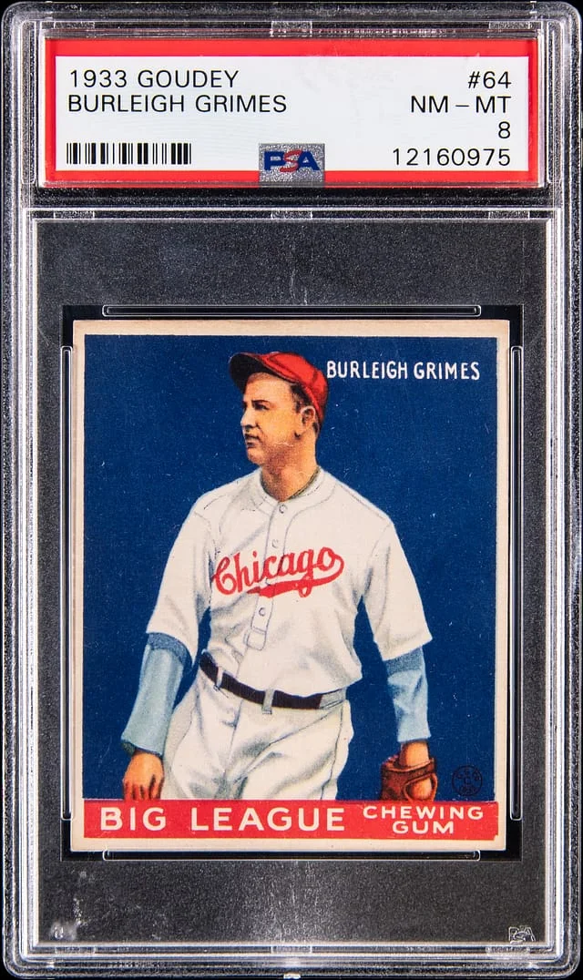 1933 Goudey Burleigh Grimes #64 card image