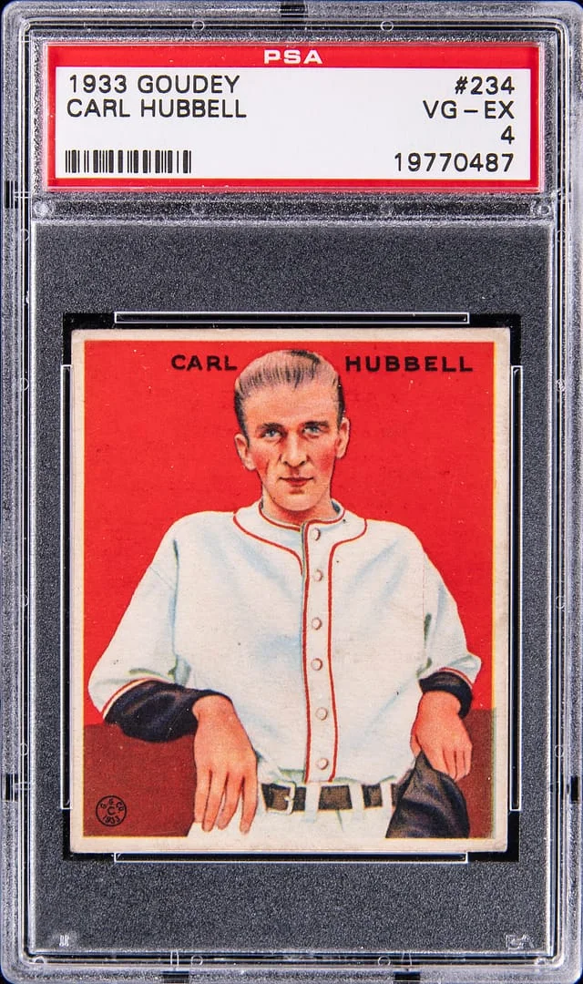 1933 Goudey Carl Hubbell #234 card image
