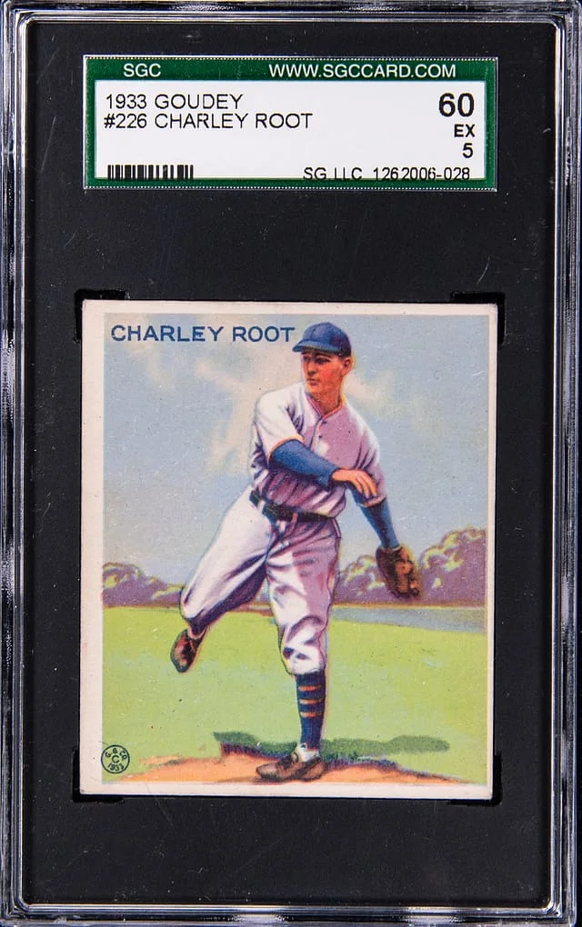 1933 Goudey Charley Root #226 card image