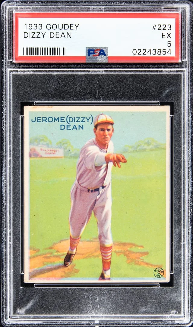 1933 Goudey Dizzy Dean #223 card image