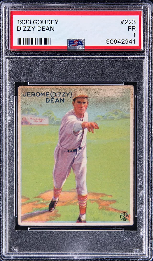 1933 Goudey Dizzy Dean #233 card image