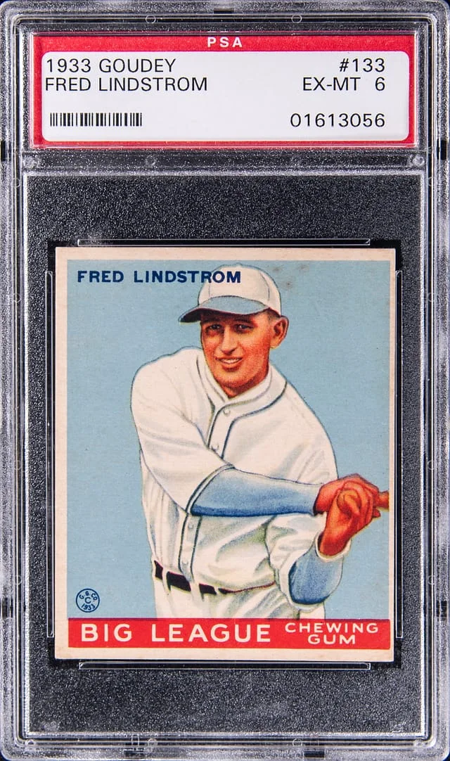 1933 Goudey Freddie Lindstrom #132 card image