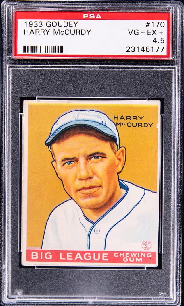 1933 Goudey Harry McCurdy #170 card image
