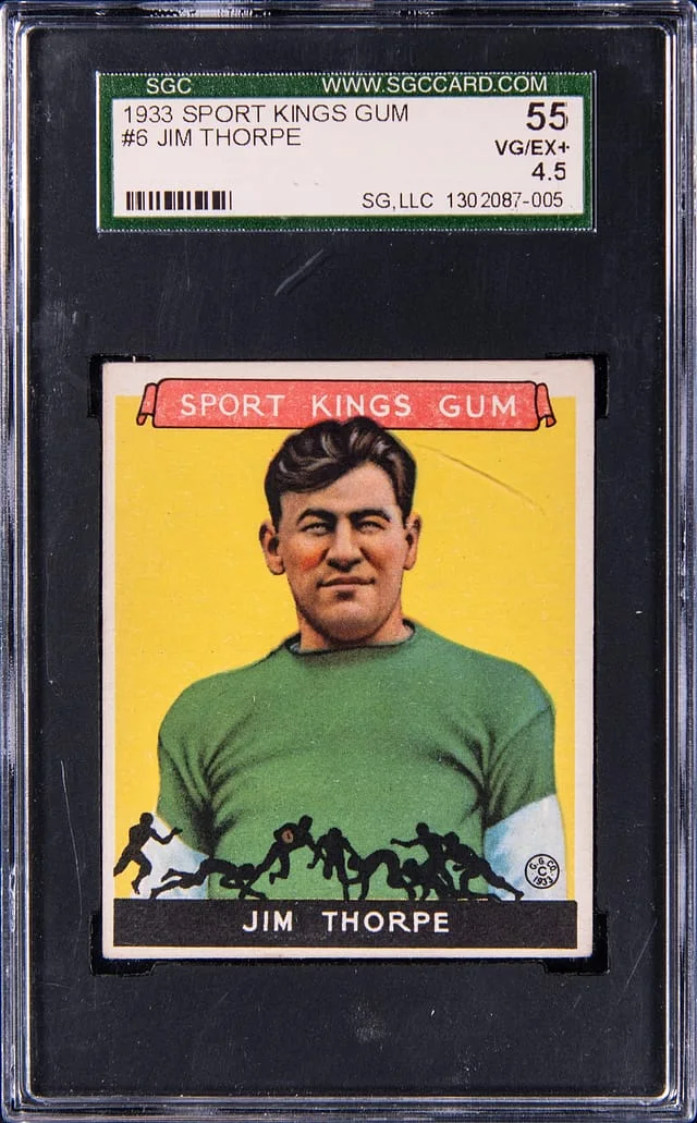1933 Goudey Jim Thorpe Sport Kings #6 card image