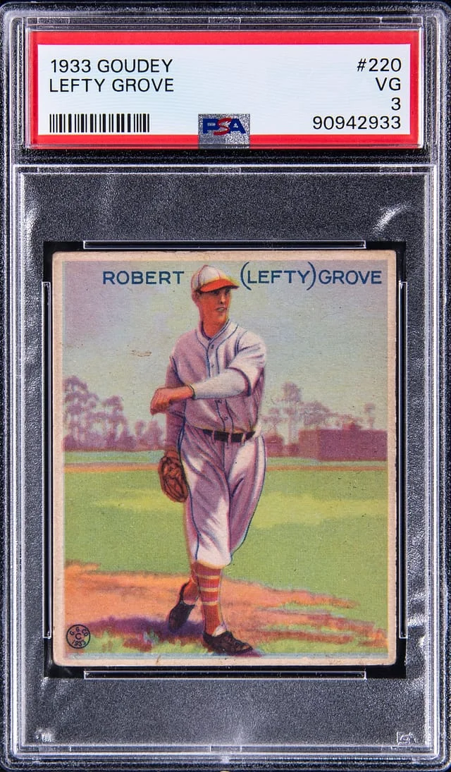 1933 Goudey Lefty Grove #220 card image