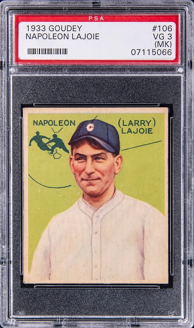 1933 Goudey Napoleon Lajoie #106 card image