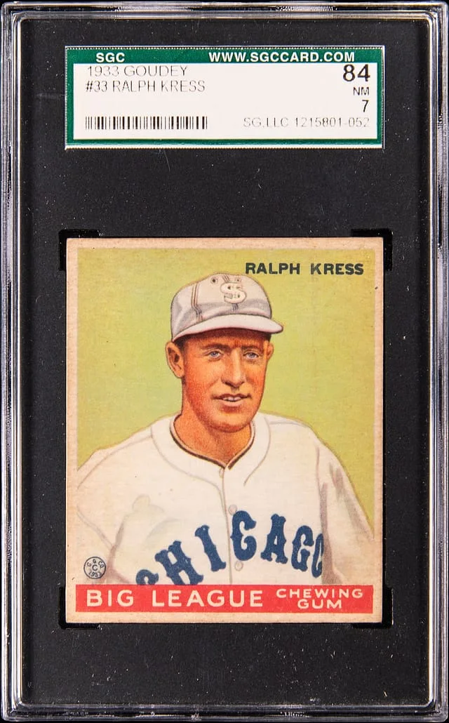 1933 Goudey Ralph Kress #33 card image