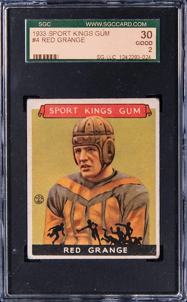 1933 Goudey Red Grange Sport Kings #4 card image