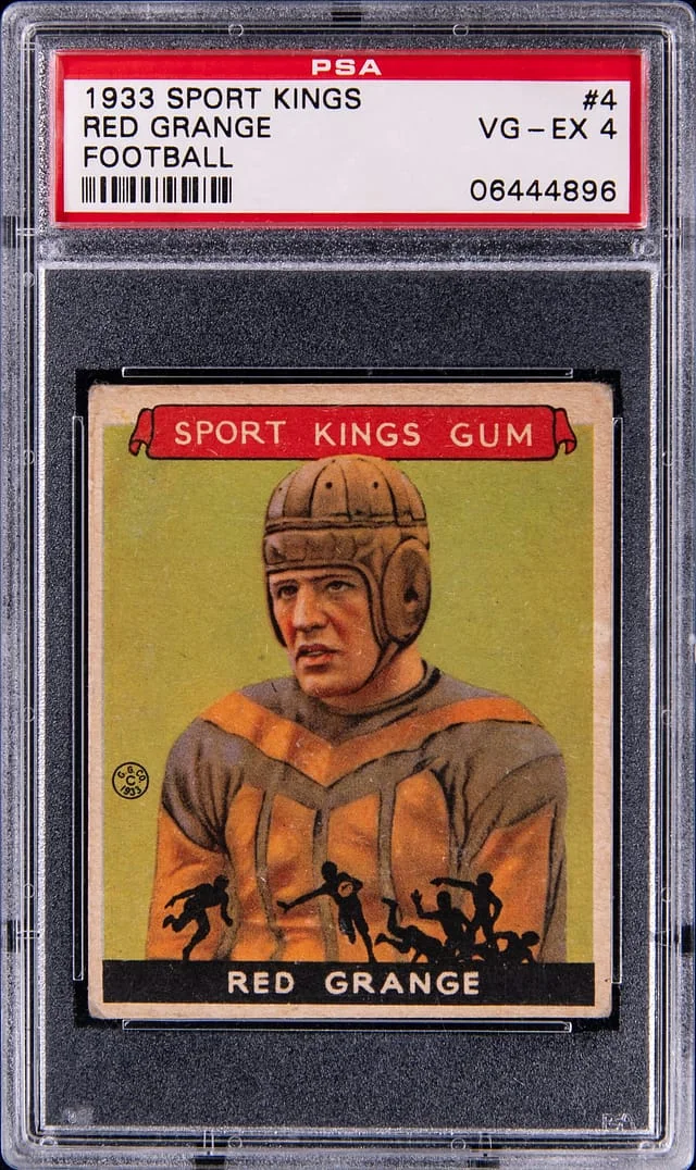 1933 Goudey Red Grange, Football Sport Kings #4 card image