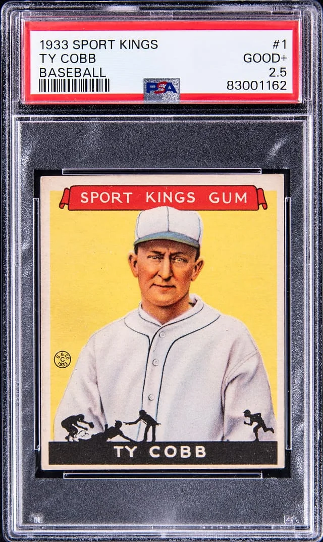 1933 Goudey Ty Cobb, Baseball Sport Kings #1 card image