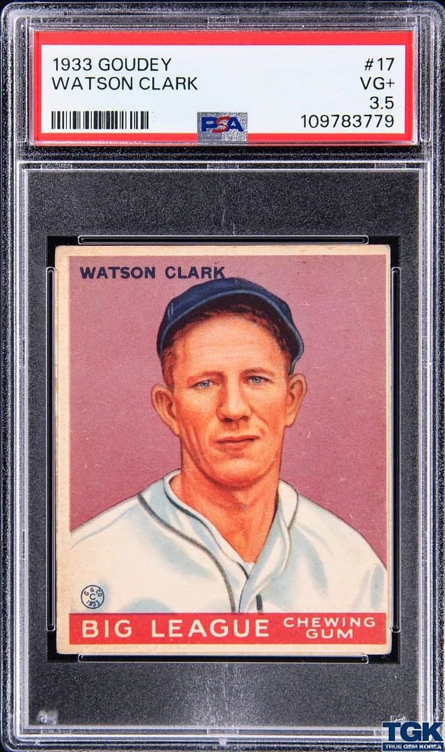 1933 Goudey Watson Clark #17 card image