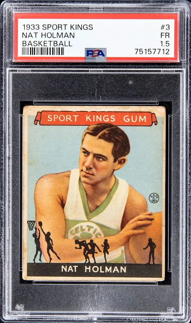 1933 Sport Kings Basketball Nat Holman #3 card image