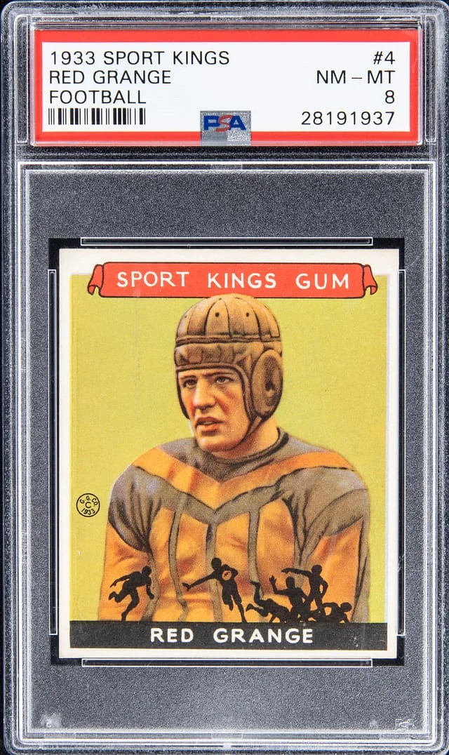 1933 Sport Kings Red Grange, Football #4 card image