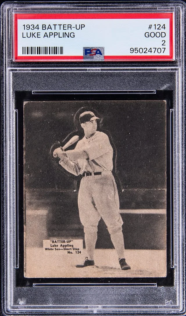 1934-36 Batter Up R318 Luke Appling #124 card image