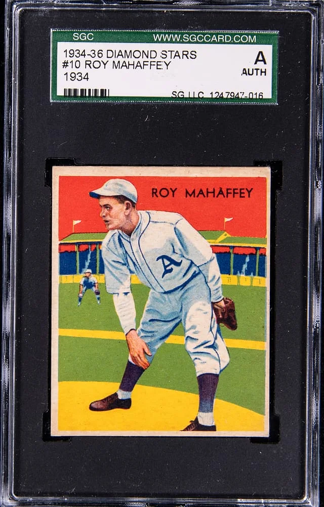 1934-36 Diamond Stars Roy Mahaffey #10 card image