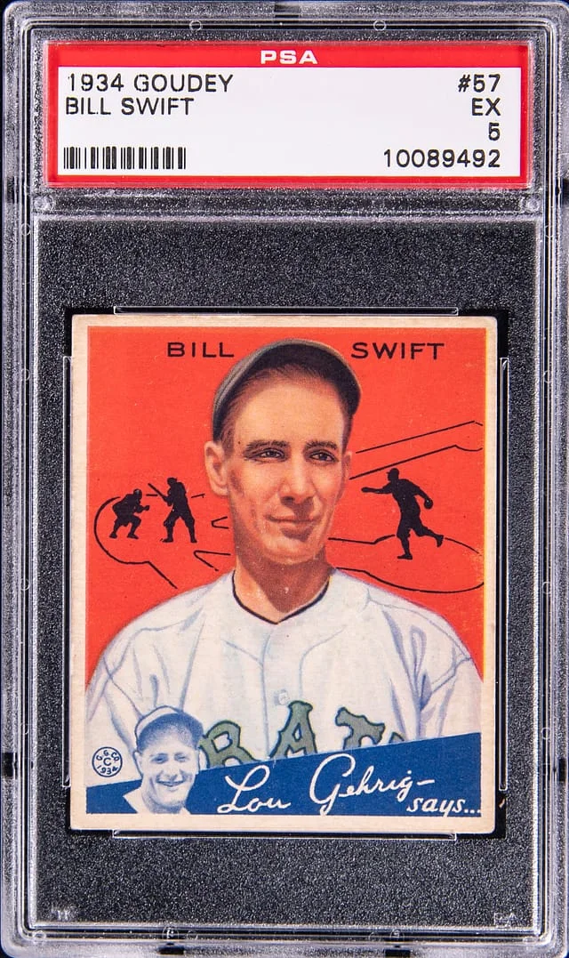 1934 Goudey Bill Swift #57 card image