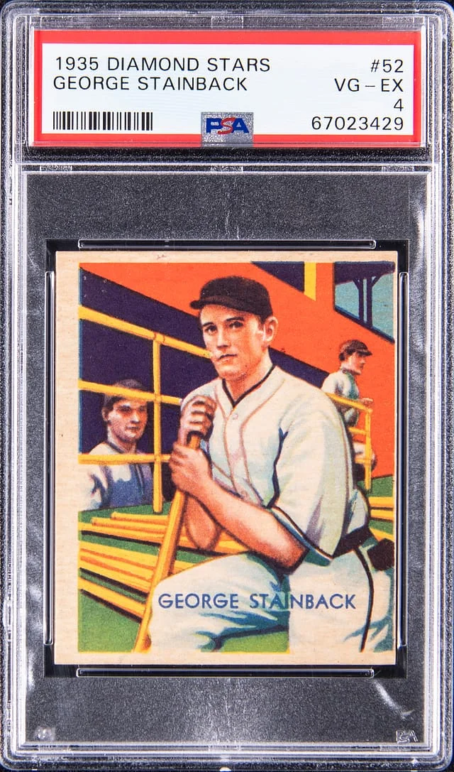 1935-36 Diamond Stars George Stainback #52 card image