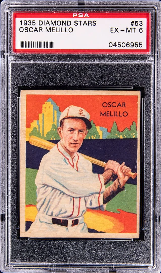 1935 Diamond Stars Oscar Meilillo #53 card image