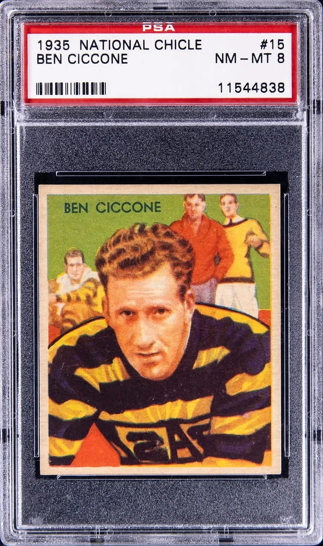 1935 National Chicle Ben Ciccone #15 card image