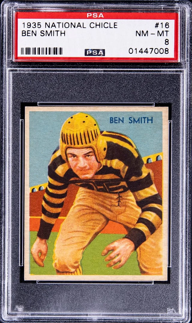 1935 National Chicle Ben Smith #16 card image