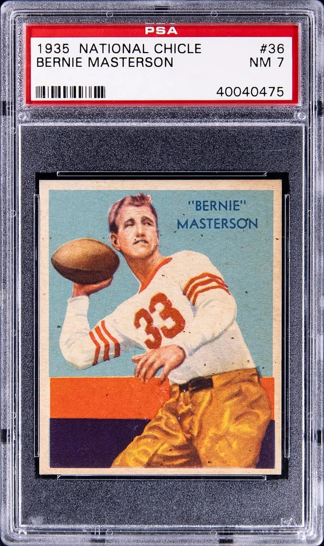 1935 National Chicle Bernie Masterson #36 card image