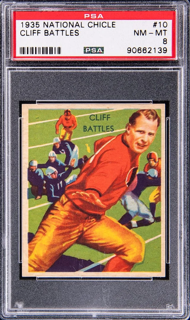 1935 National Chicle Cliff Battles #10 card image