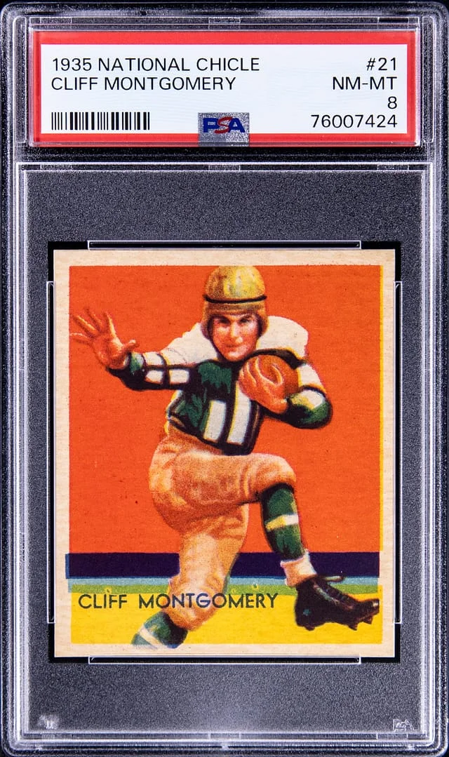1935 National Chicle Cliff Montgomery #21 card image