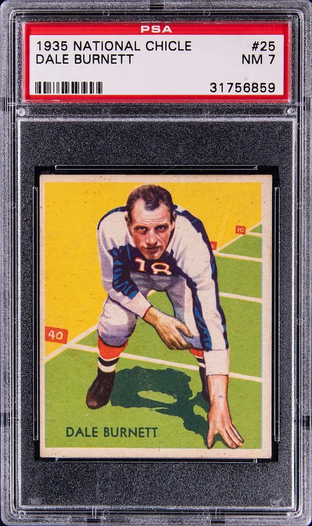 1935 National Chicle Dale Burnett #25 card image