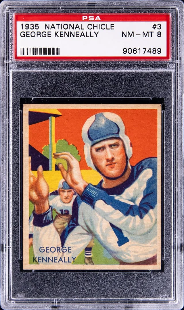 1935 National Chicle George Kenneally #3 card image