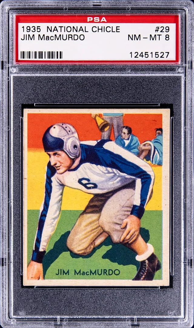 1935 National Chicle Jim MacMurdo #29 card image