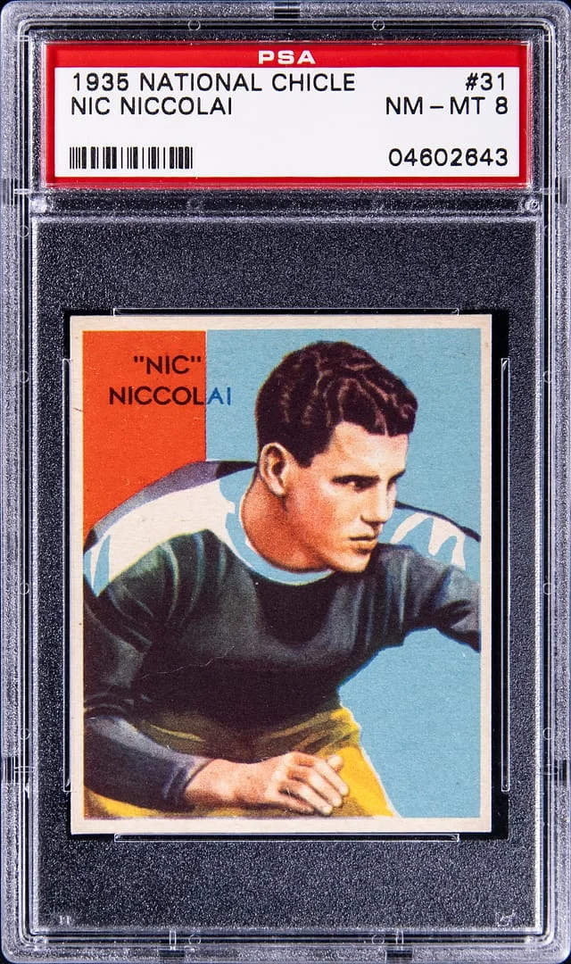 1935 National Chicle Nic Niccolai #31 card image