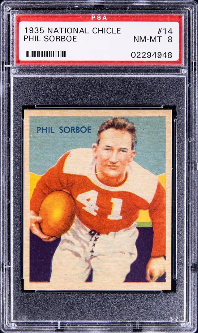 1935 National Chicle Phil Sarboe (Sorboe) #14 card image