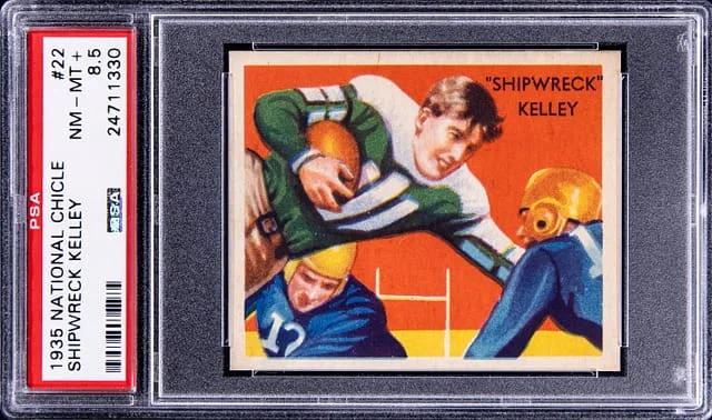 1935 National Chicle Shipwreck Kelley #22 card image