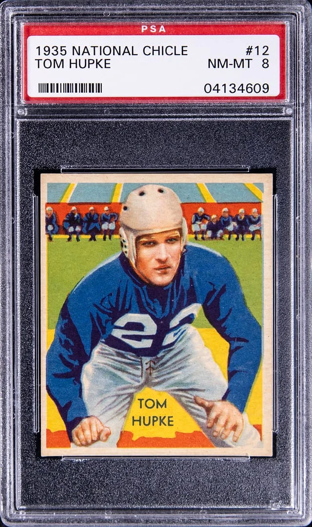 1935 National Chicle Tom Hupke #12 card image
