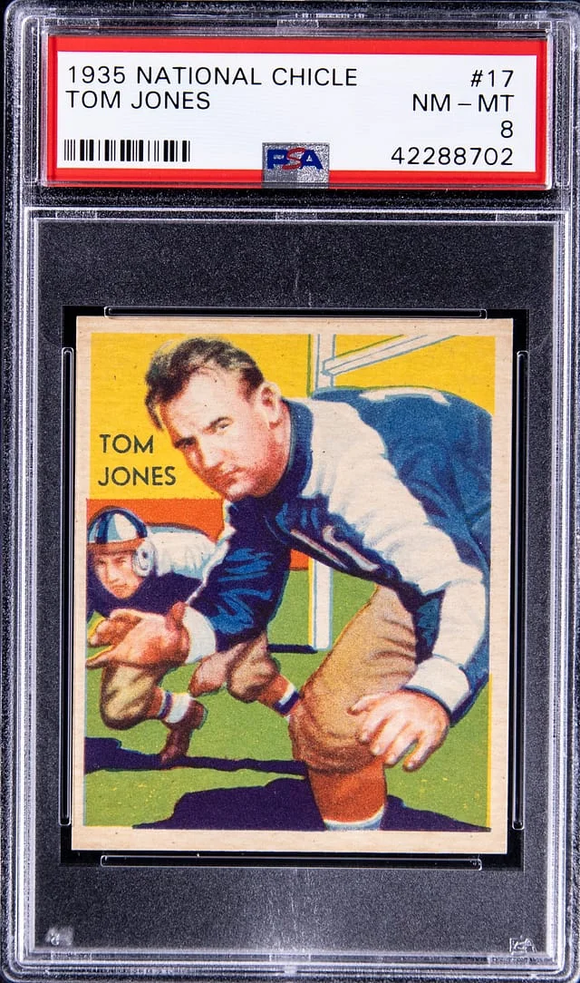 1935 National Chicle Tom Jones #17 card image