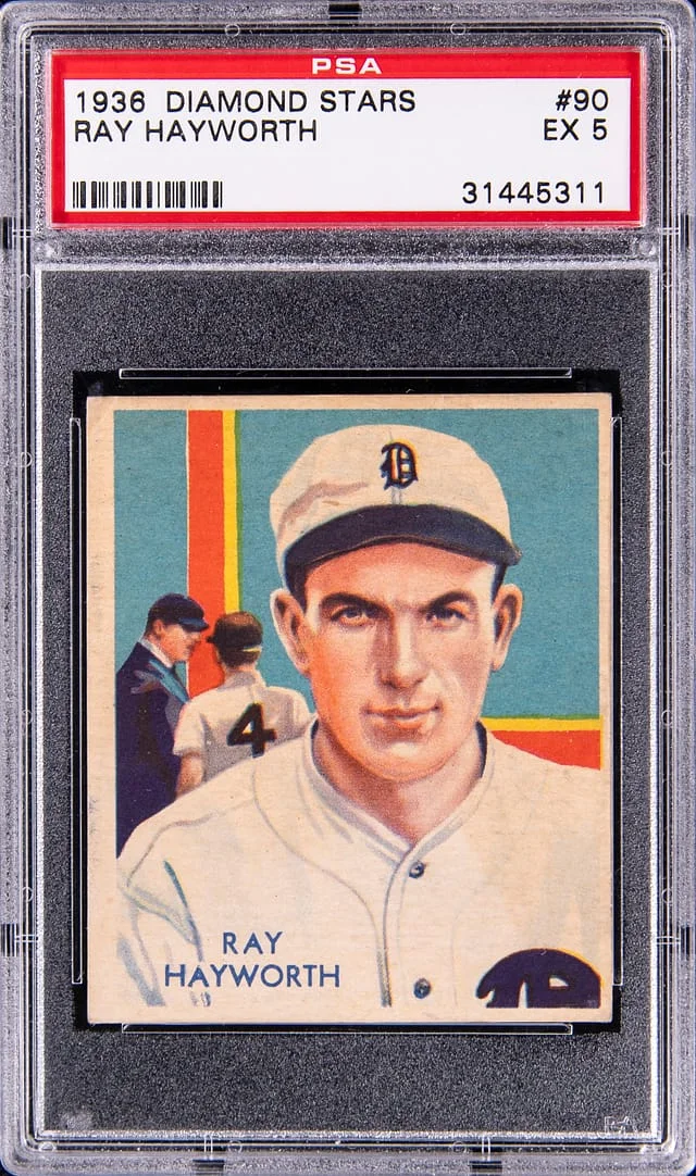 1936 Diamond Stars Ray Hayworth #90 card image