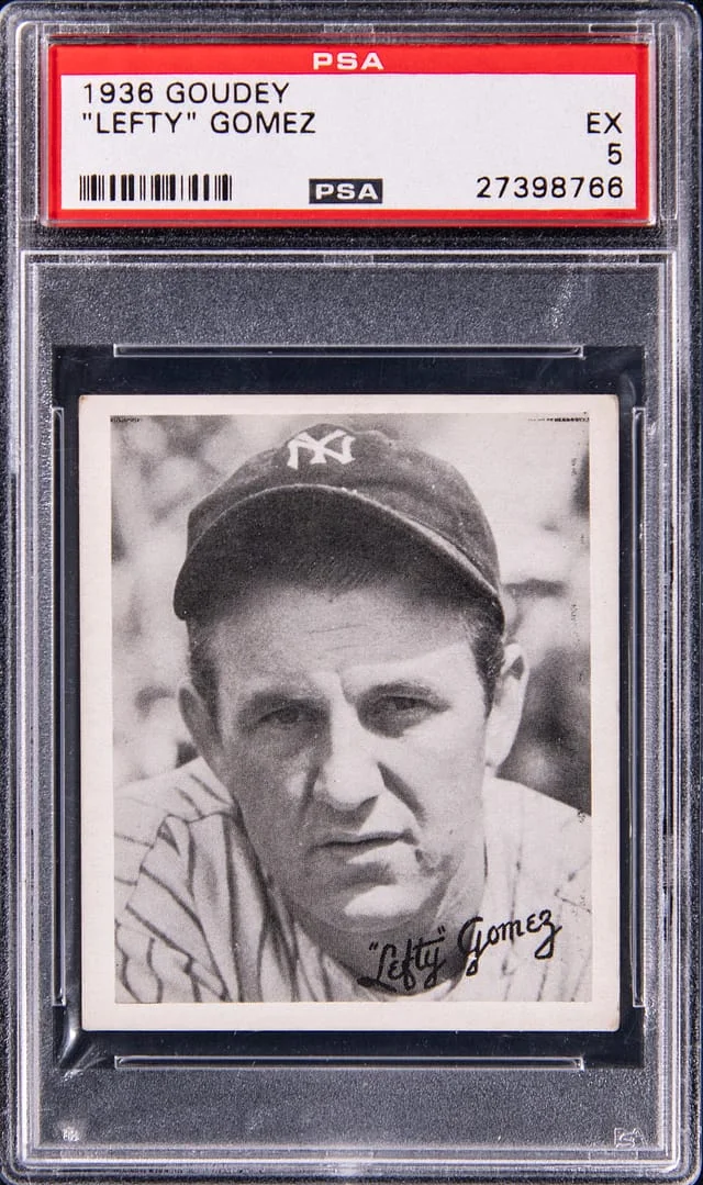 1936 Goudey Lefty Gomez #no-number card image