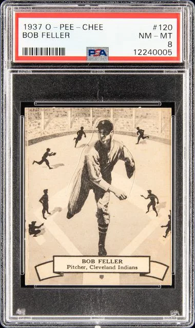 1937 O-Pee-Chee Bob Feller #120 card image