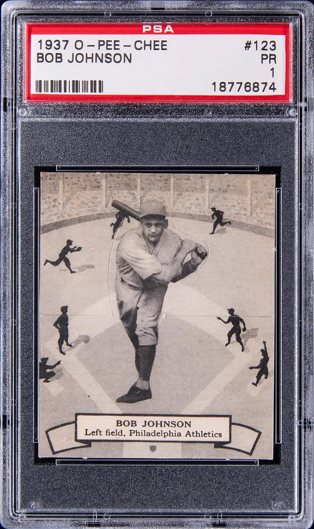 1937 O-Pee-Chee Bob Johnson #123 card image