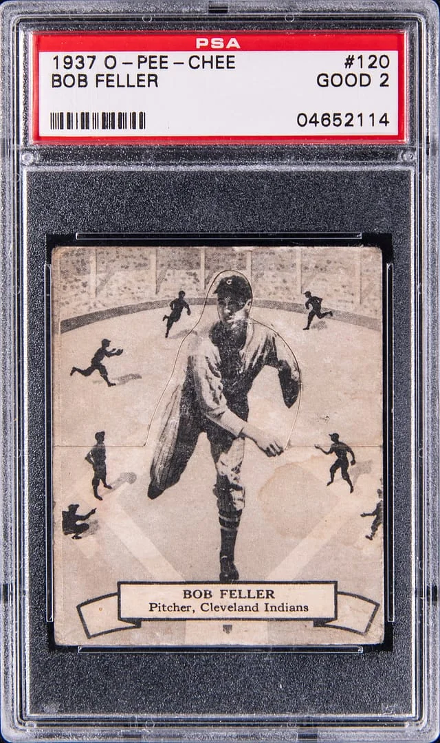 1937 V300 O-Pee-Chee Bob Feller #120 card image