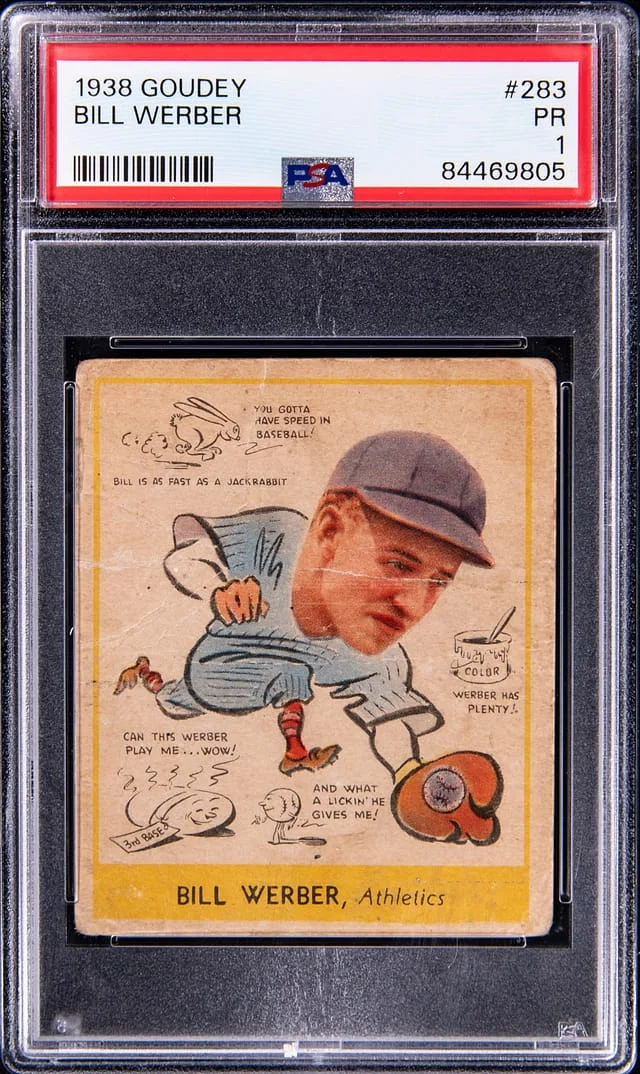 1938 Goudey Bill Werber #283 card image