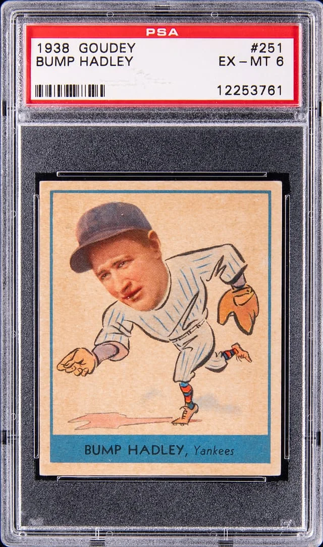 1938 Goudey Bump Hadley #251 card image